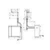 Hansgrohe Aqittura M91 SodaSystem 240 Bateria kuchenna wysoka z filtrem chrom 76837000